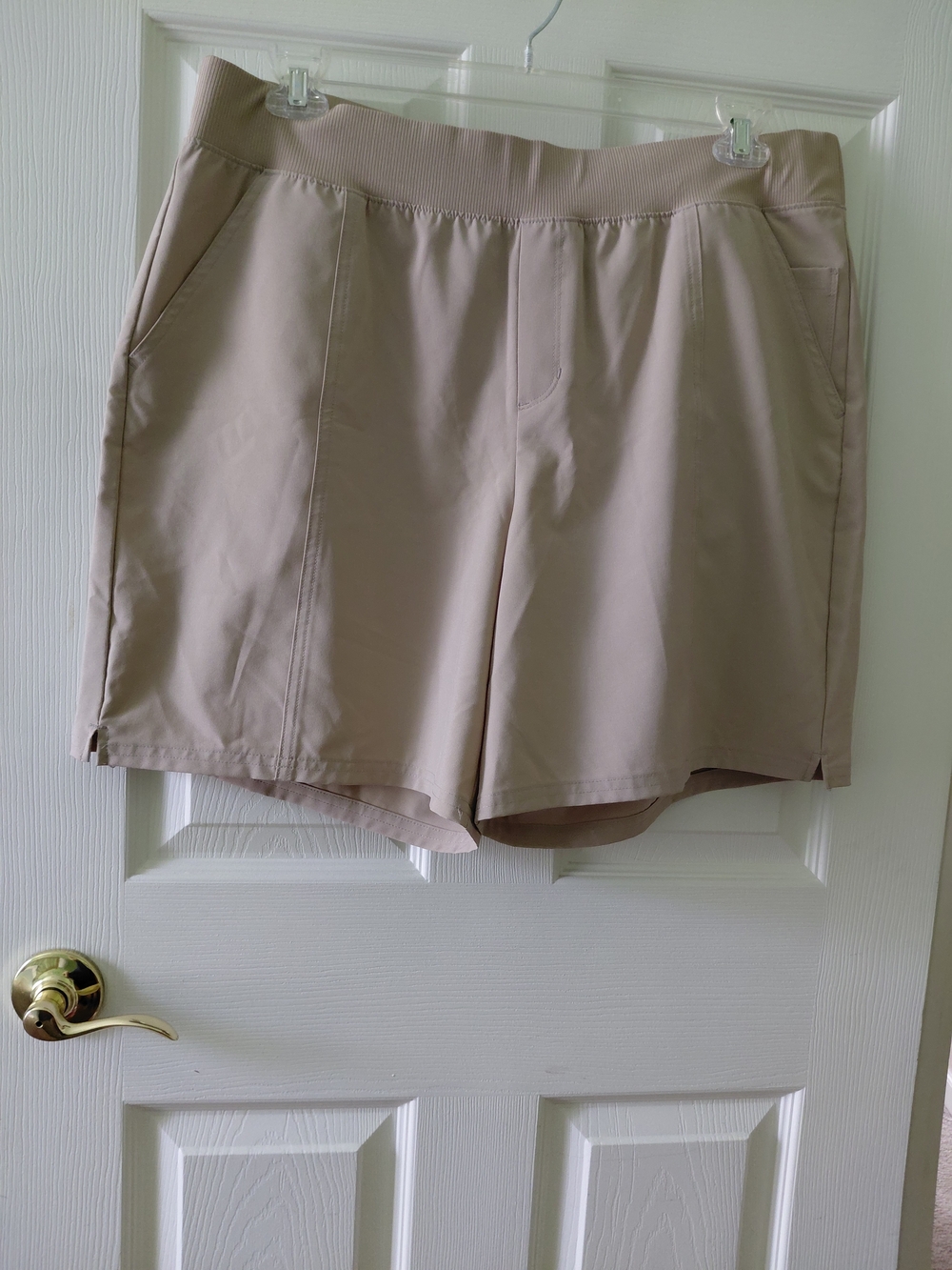 Fila Sport Women's Light Taupe Athletic Shorts with Pockets